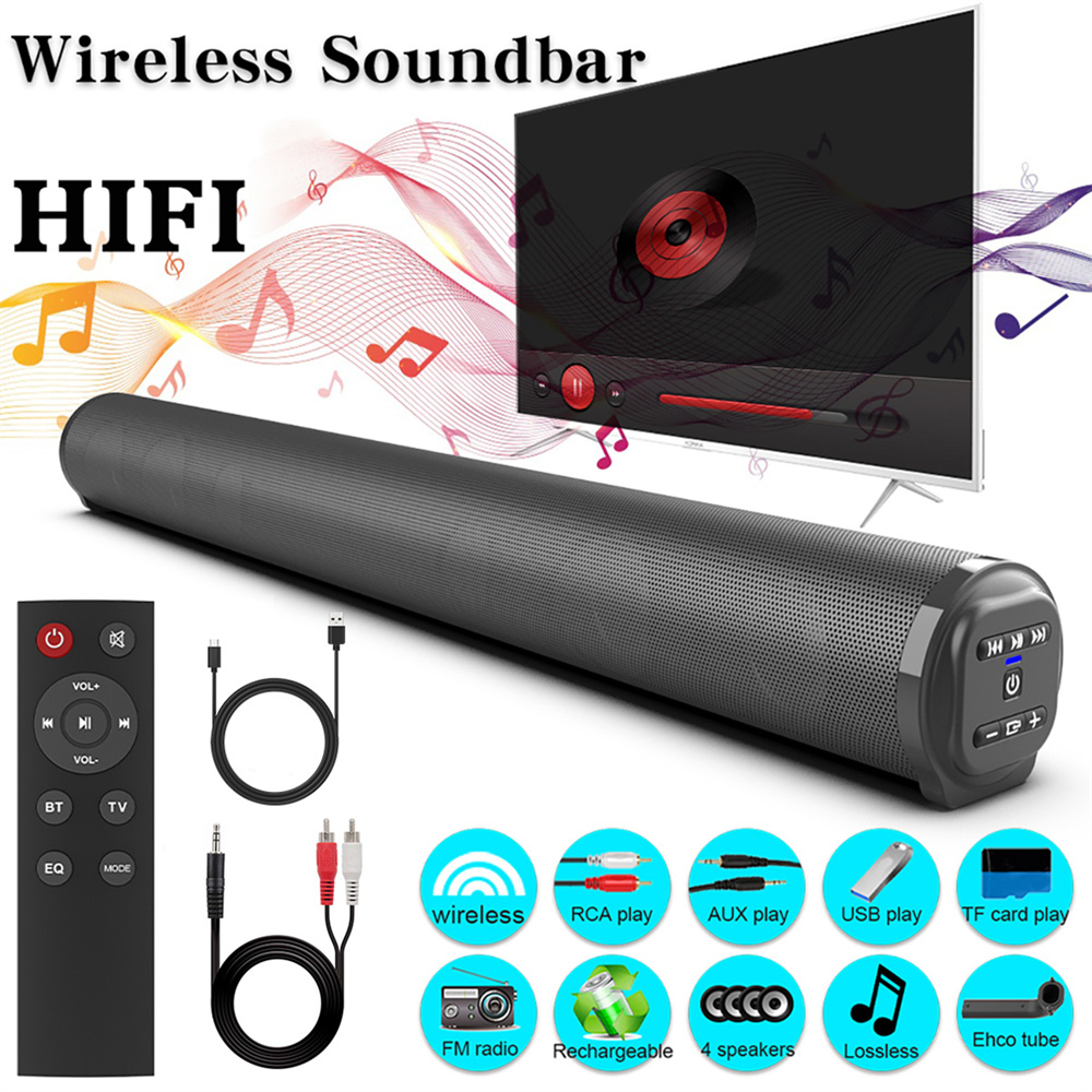 Home Cinema Subwoofer - Sound Bar TV Sound System Bluetooth