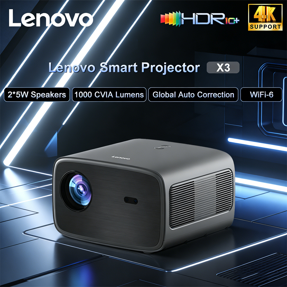 Home Cinema Setup - Lenovo X3 4K Projector HDR 10