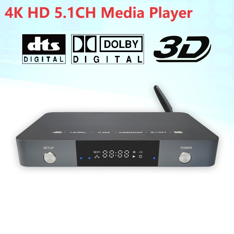 Surround Sound Decoder - HDMI-compatible 2.0 Internet Play Box Media