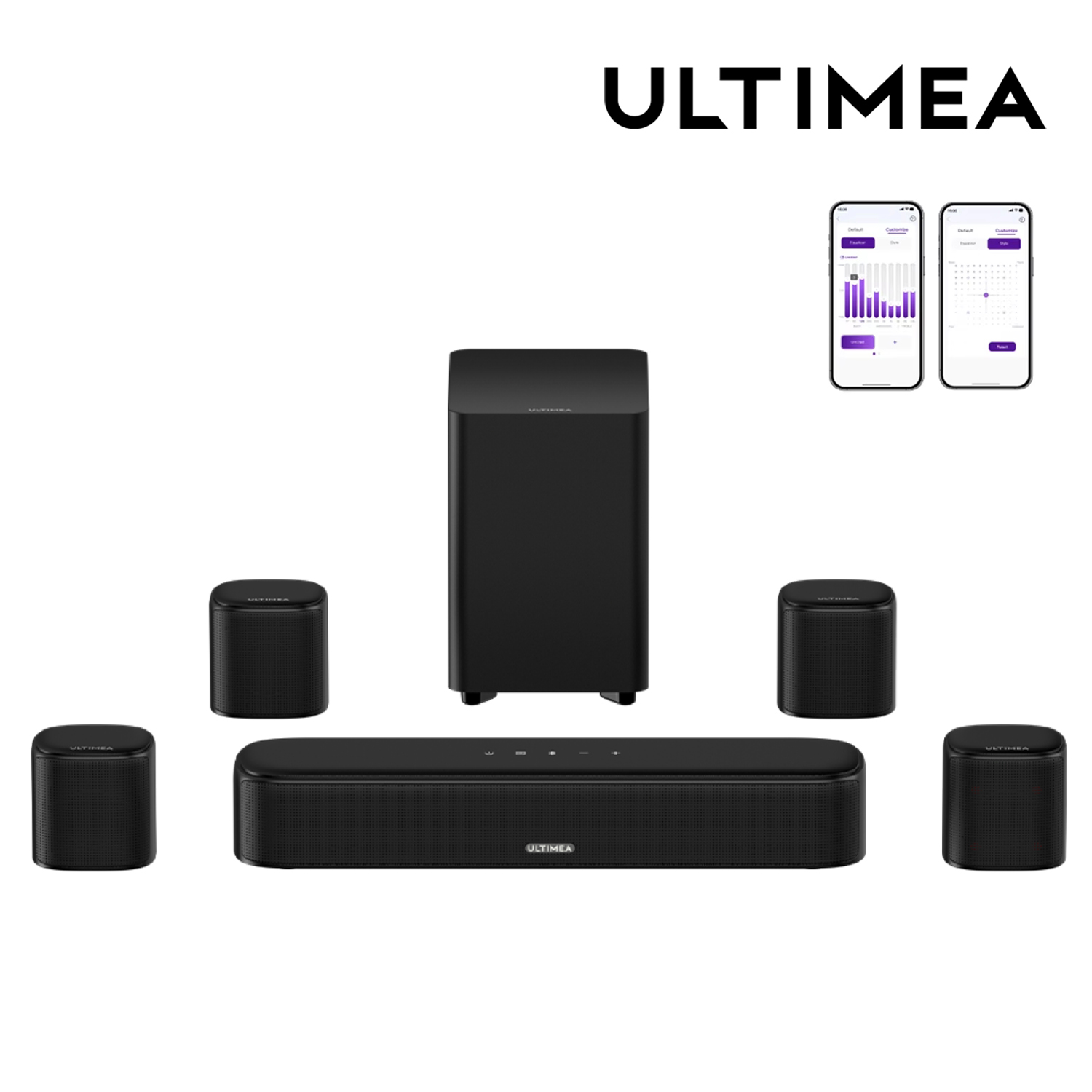 Home Cinema Dolby Atmos 7.1 - ULTIMEA 7.1 Channel Sound Bar System