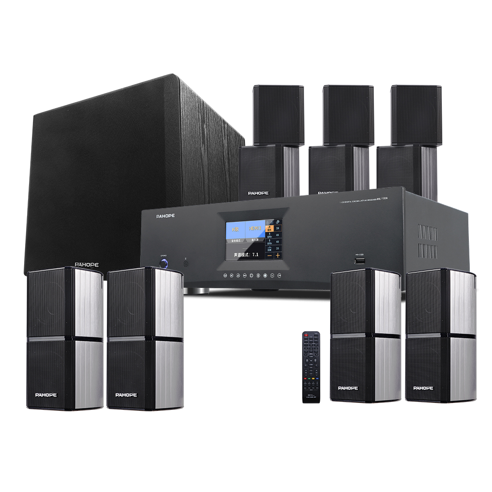 Surround Sound Decoder - 7.1DTS Mini Satellite Home Theater Sound