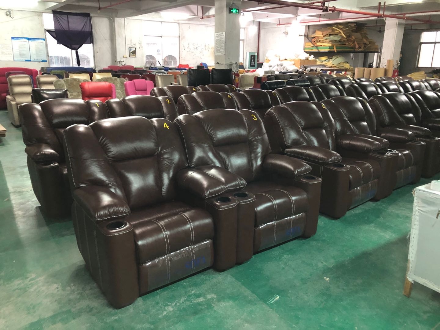 Home Cinema Night - Modern Home Theater Seating Sofa Cinema