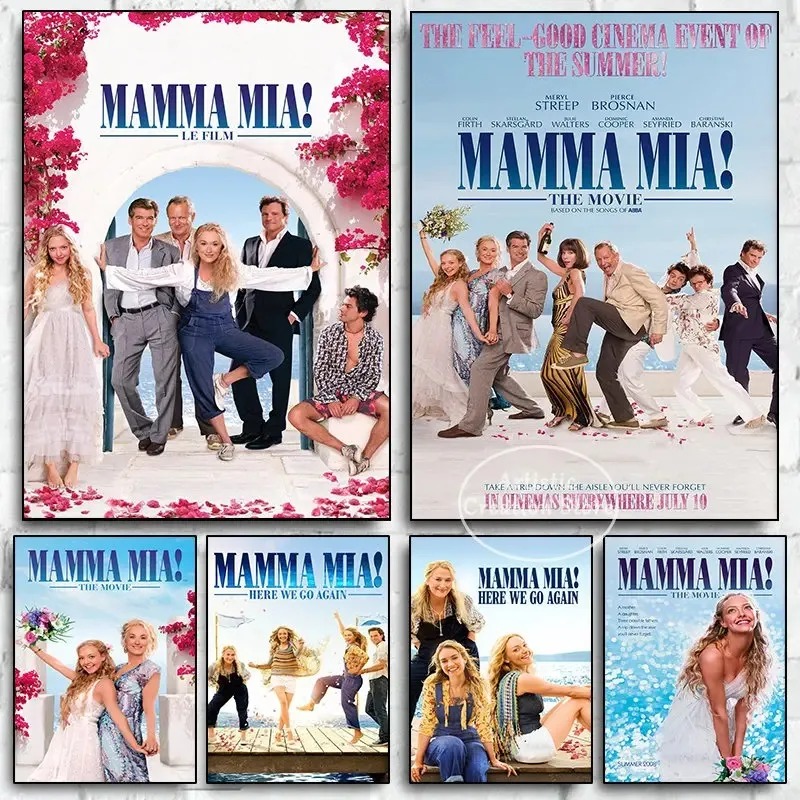 Home Cinema Gifts - Mamma Mia! Poster Classic TV Show