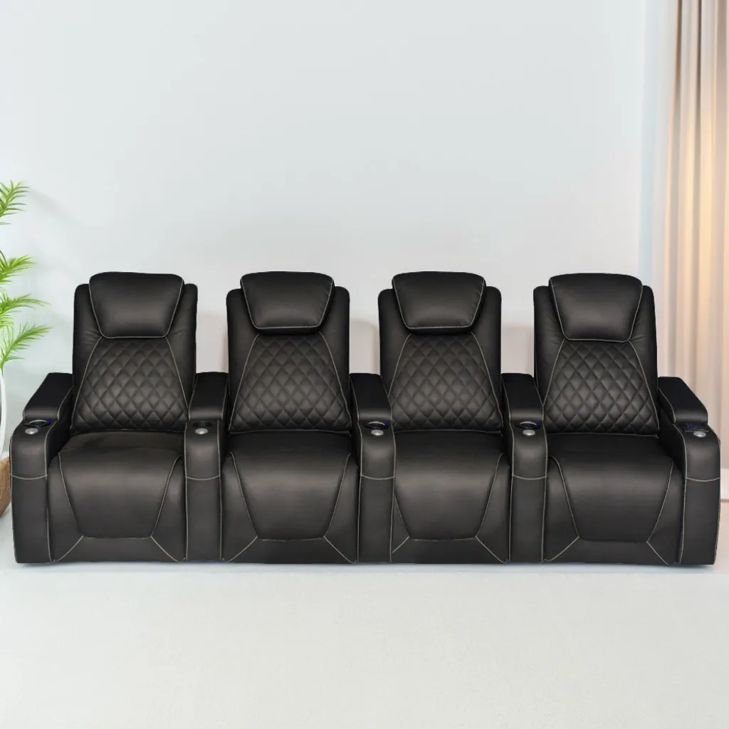 -Green Color Home Furniture 4  - Home Cinema Recliners review and price