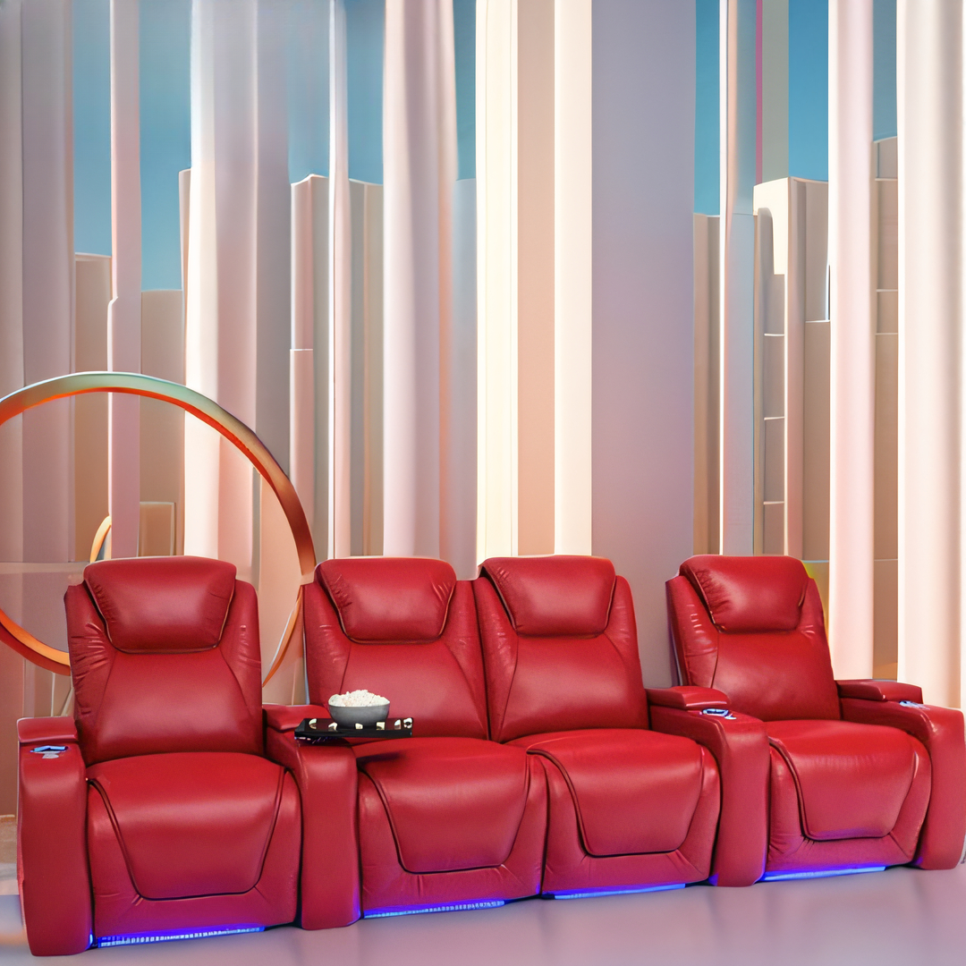 -Green Color Home Furniture 4  - Home Cinema Recliners review and price