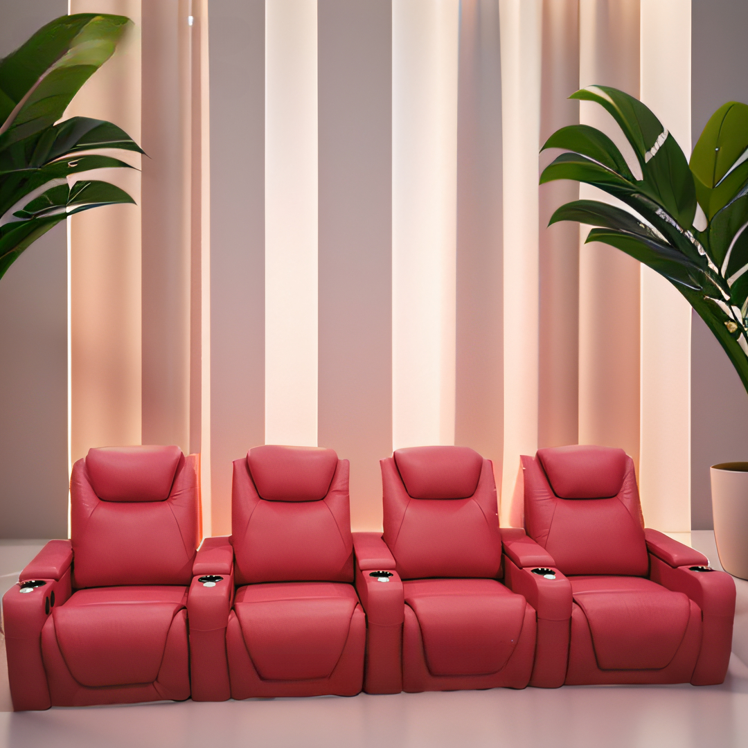 -Green Color Home Furniture 4  - Home Cinema Recliners review and price