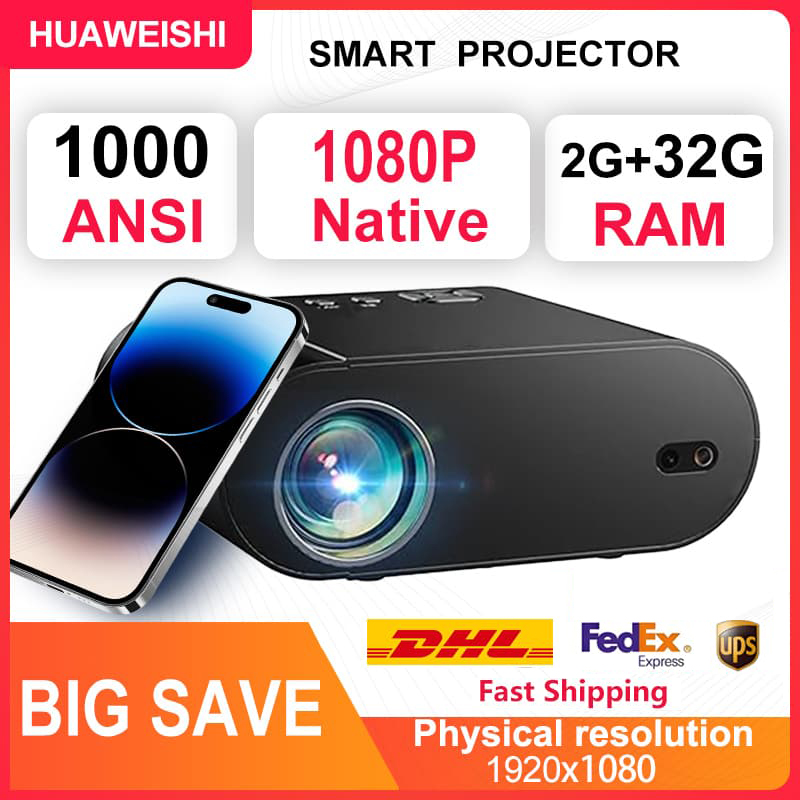 2025 Huaweishi L007  4K 1000AN - Home Cinema Setup review and price
