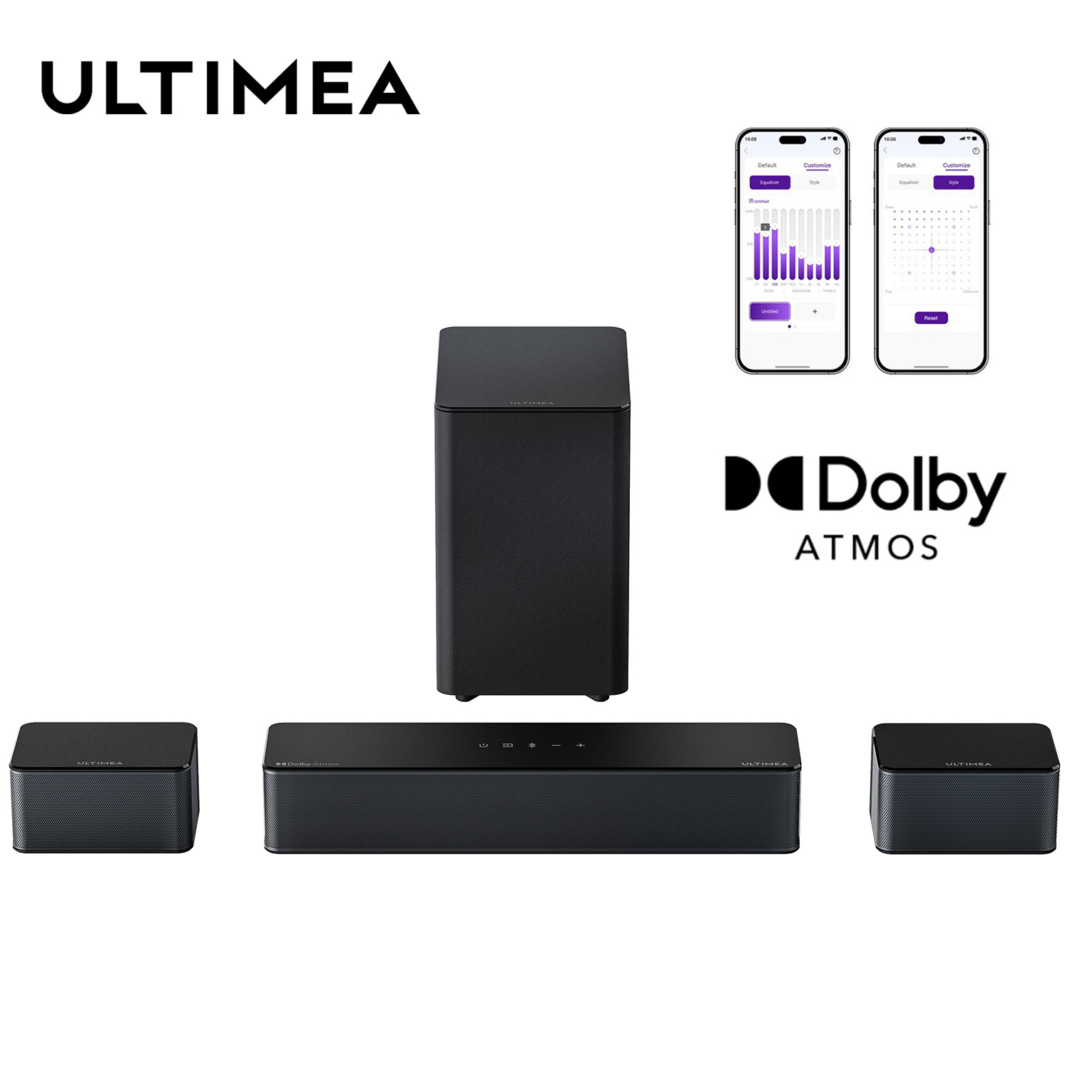 ULTIMEA 5.1 Soundbar with Dolb - Home Cinema Dolby Atmos 7.1 review and price