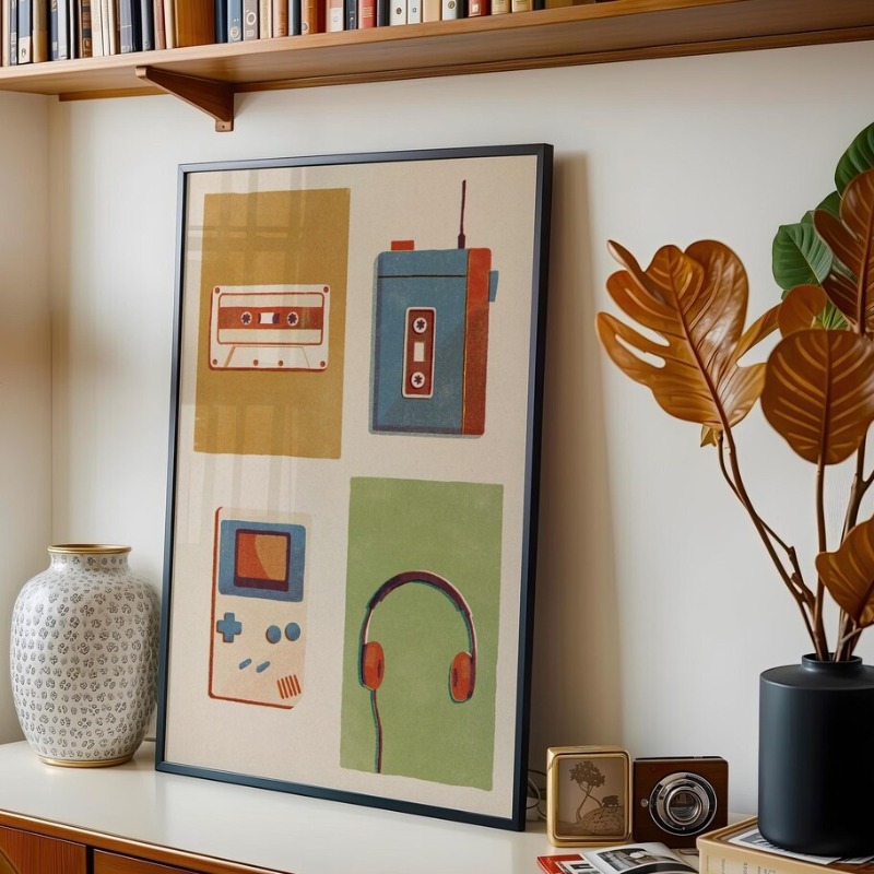 Minimalist 90s Pop Culture Pos - Home Cinema Gifts review and price