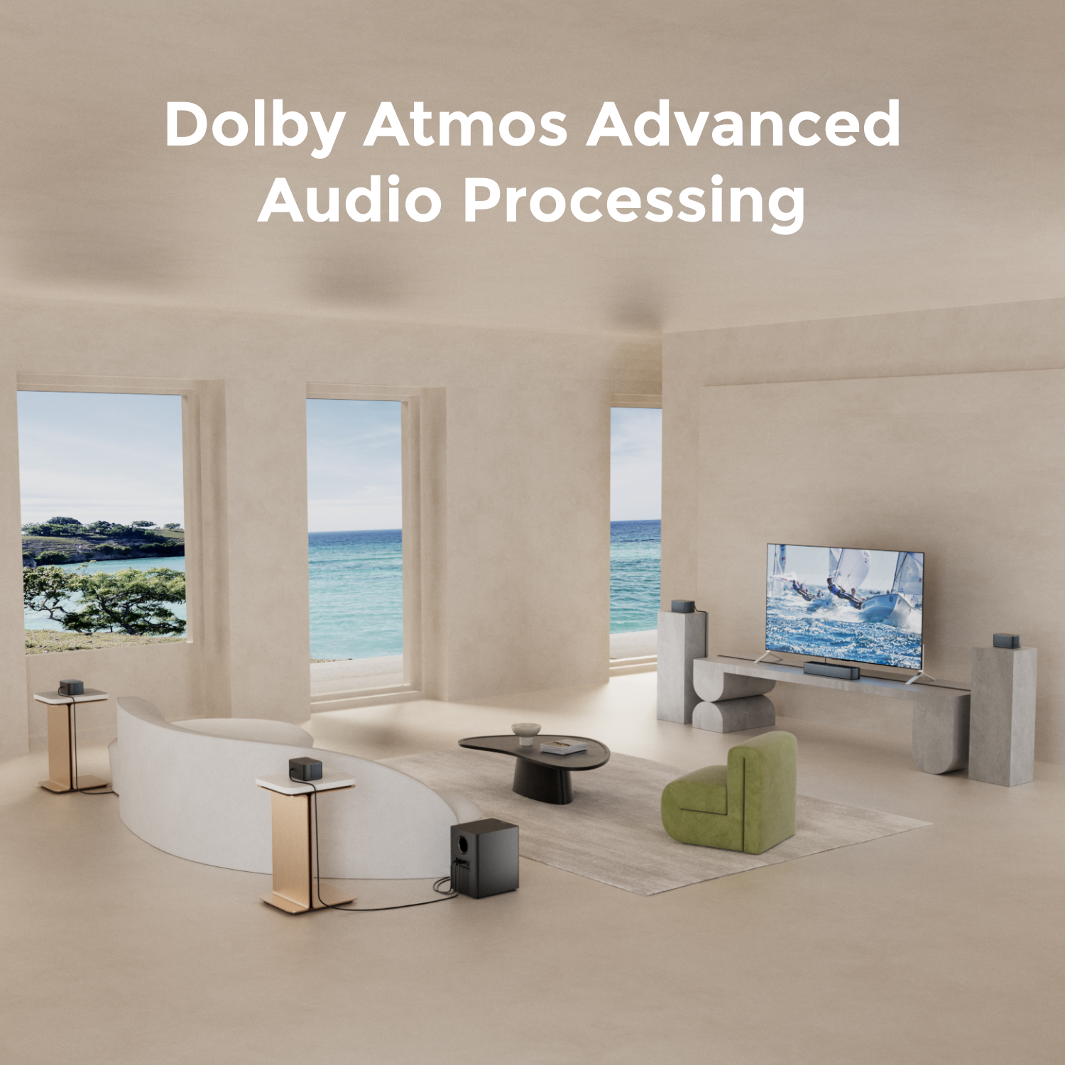 ULTIMEA Poseidon D80 Boom 7.1c - Home Cinema Dolby Atmos 7.1 review and price