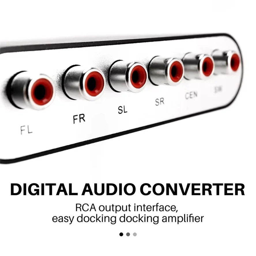 Digital to Analog 5.1 Audio De - Surround Sound Decoder review and price