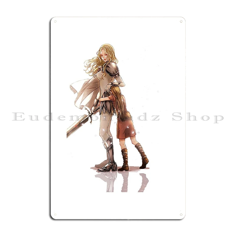 Claymore Cute Funny Metal Plaq - Home Cinema Wall Design review and price