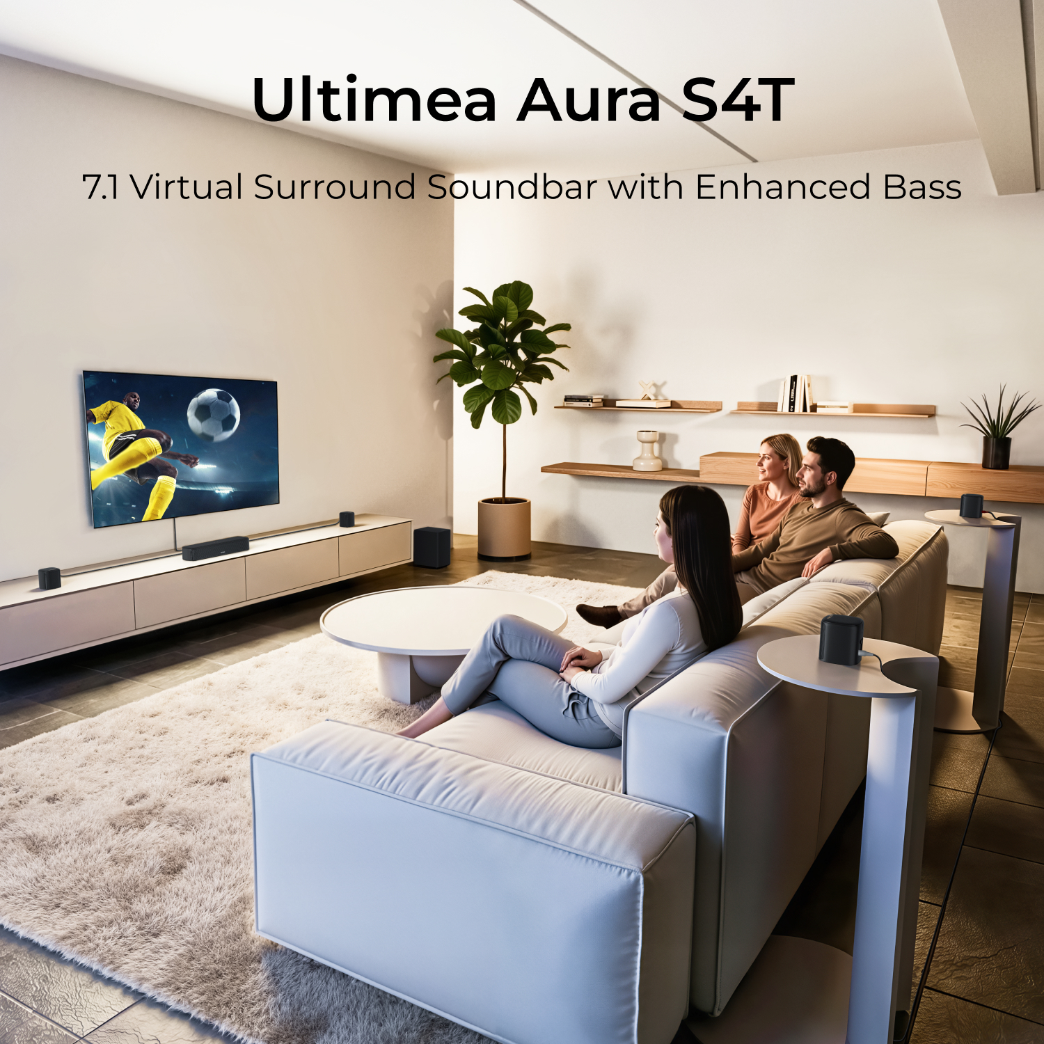 ULTIMEA 7.1ch Sound Bar with S - Home Cinema Dolby Atmos 7.1 review and price