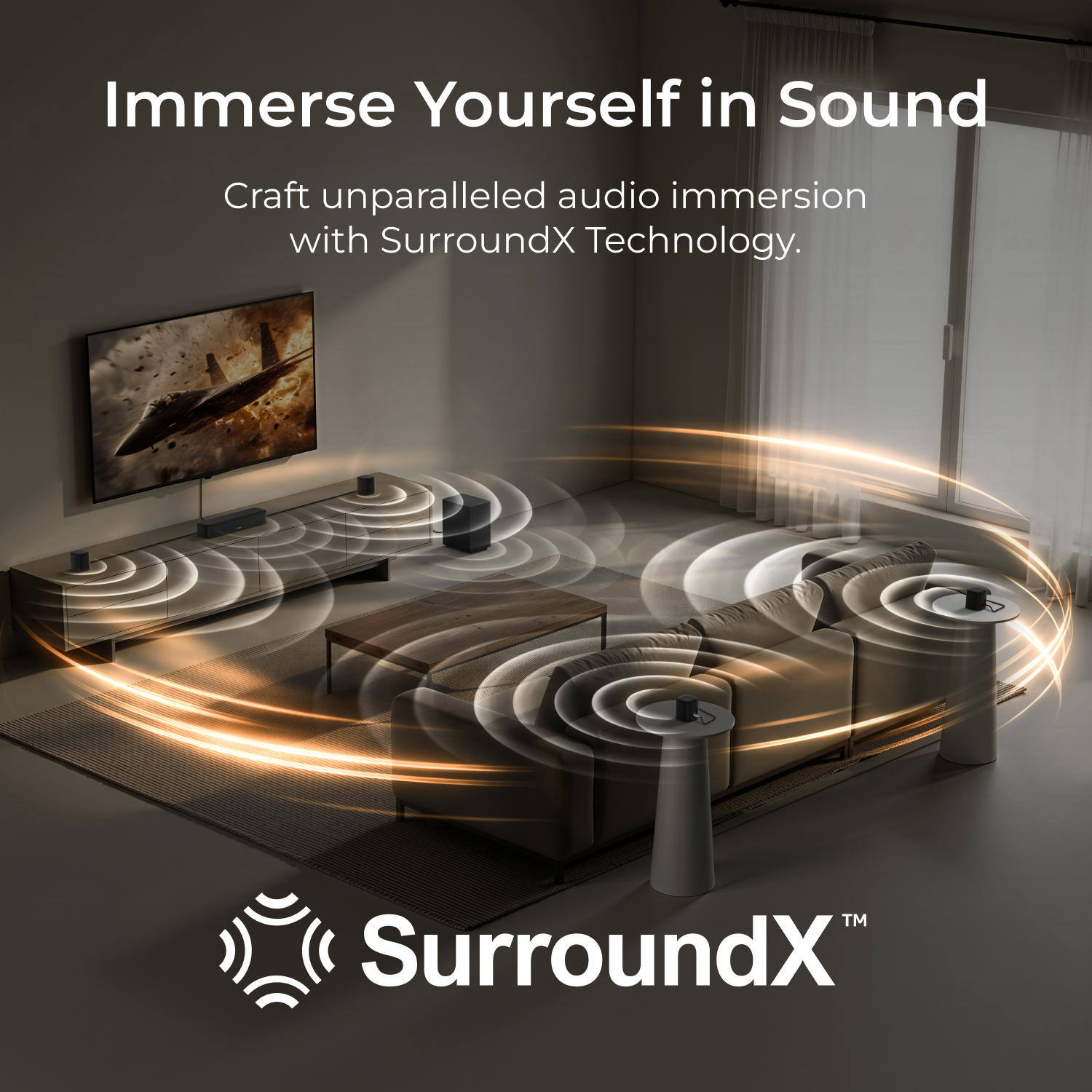 ULTIMEA 7.1ch Sound Bar with S - Home Cinema Dolby Atmos 7.1 review and price