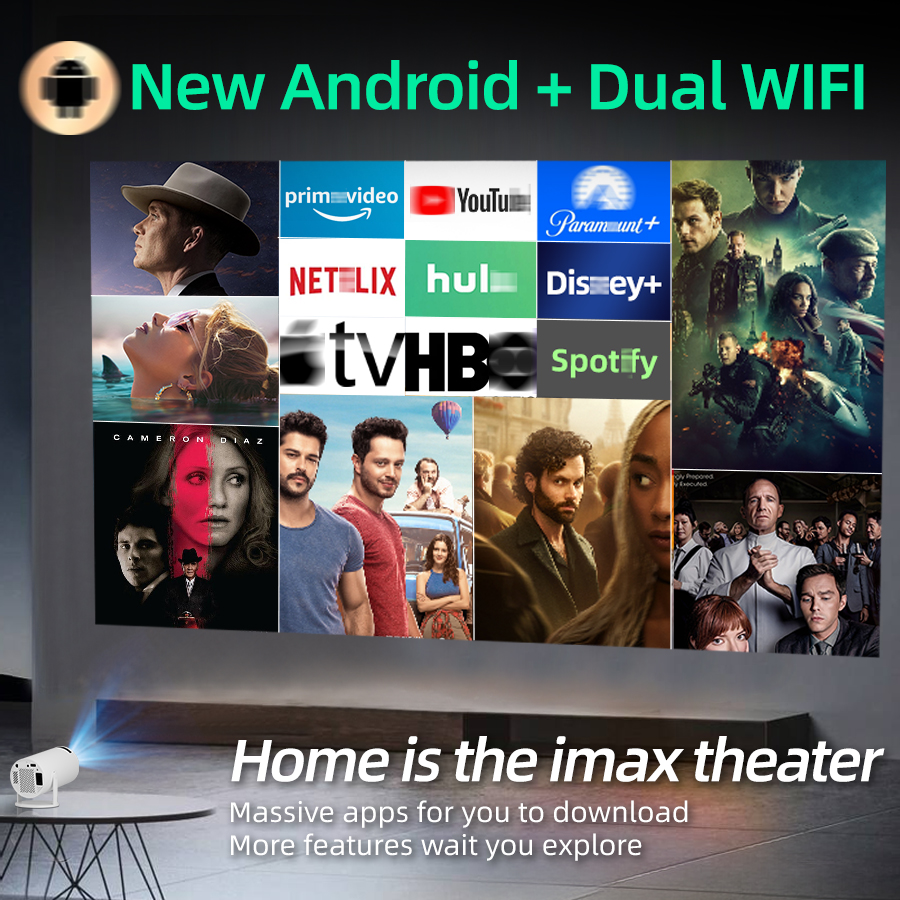 4K home theater projector, bui - Home Cinema Gifts review and price