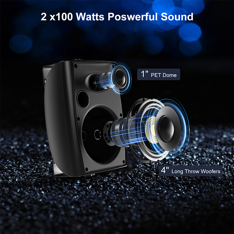 Herdio 4 Inch Outdoor Speaker  - Home Cinema Subwoofer review and price