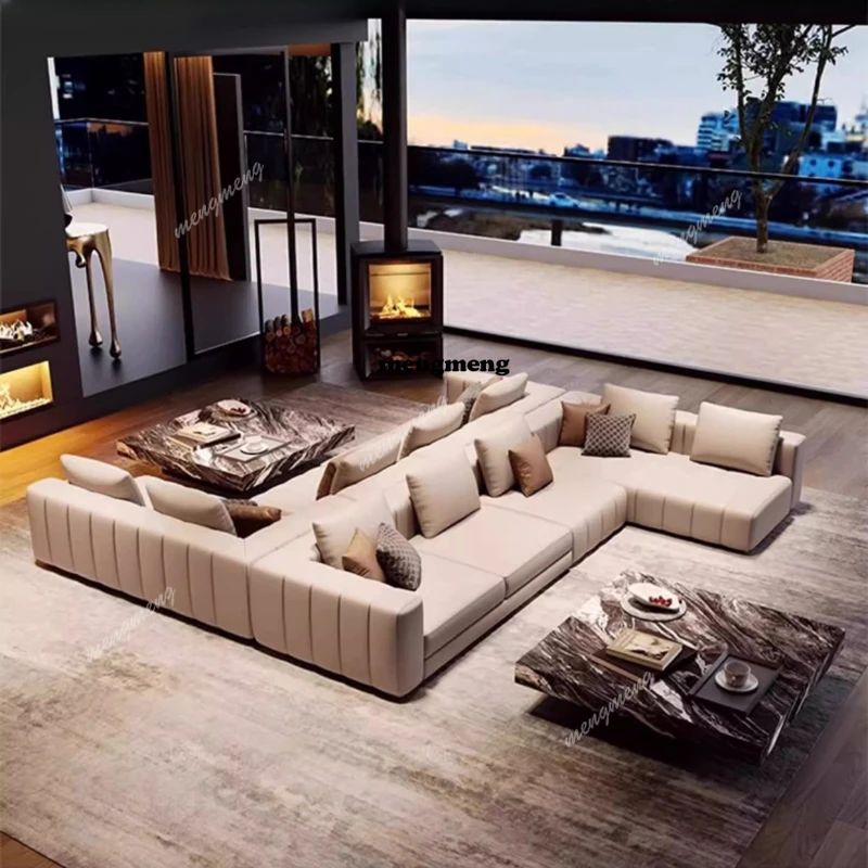 Italian Genuine Leather Sofas  - Home Cinema Room Accessories review and price