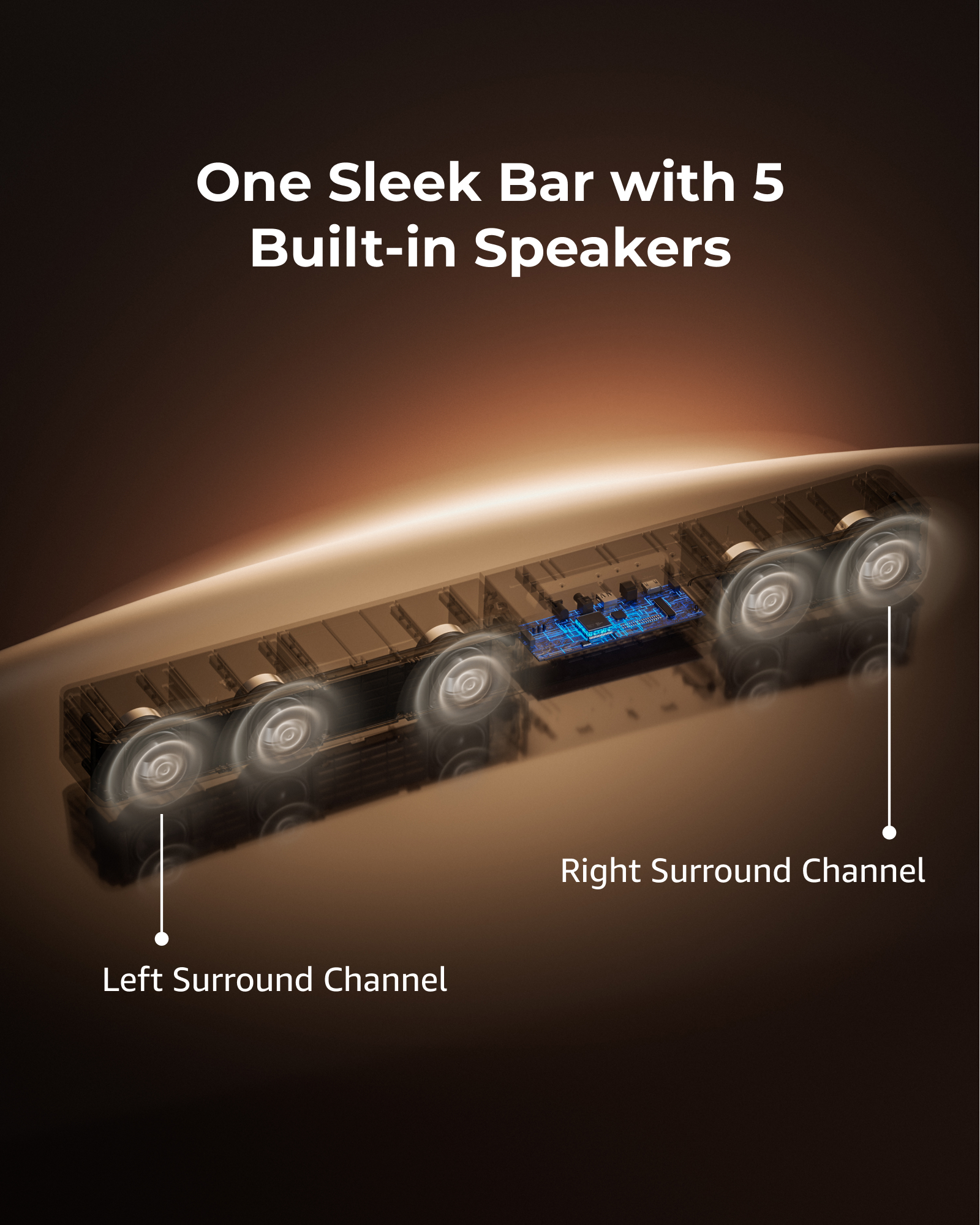 ULTIMEA 5.1CH Sound Bar with S - Home Cinema Dolby Atmos 7.1 review and price