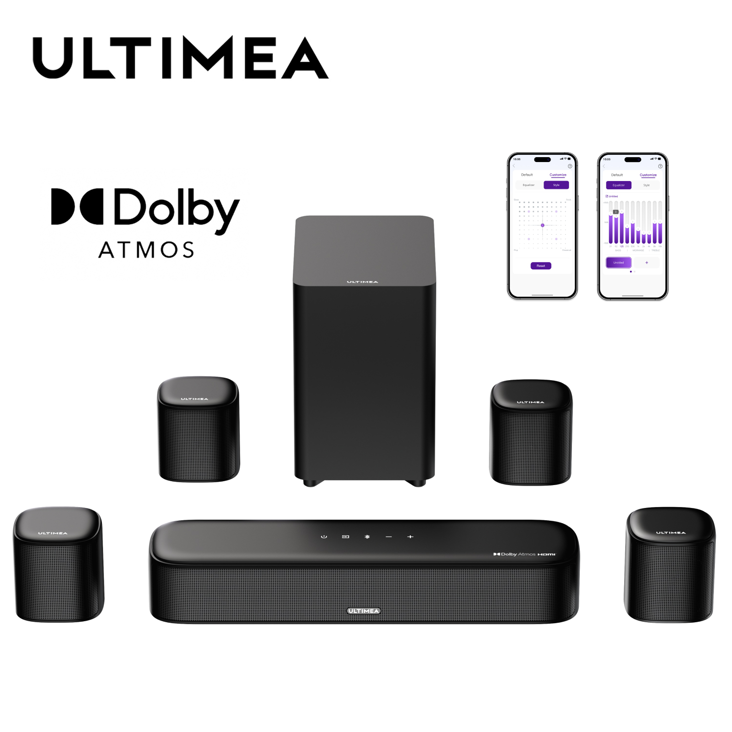 ULTIMEA Aura A60 7.1ch Sound B - Home Cinema Dolby Atmos 7.1 review and price