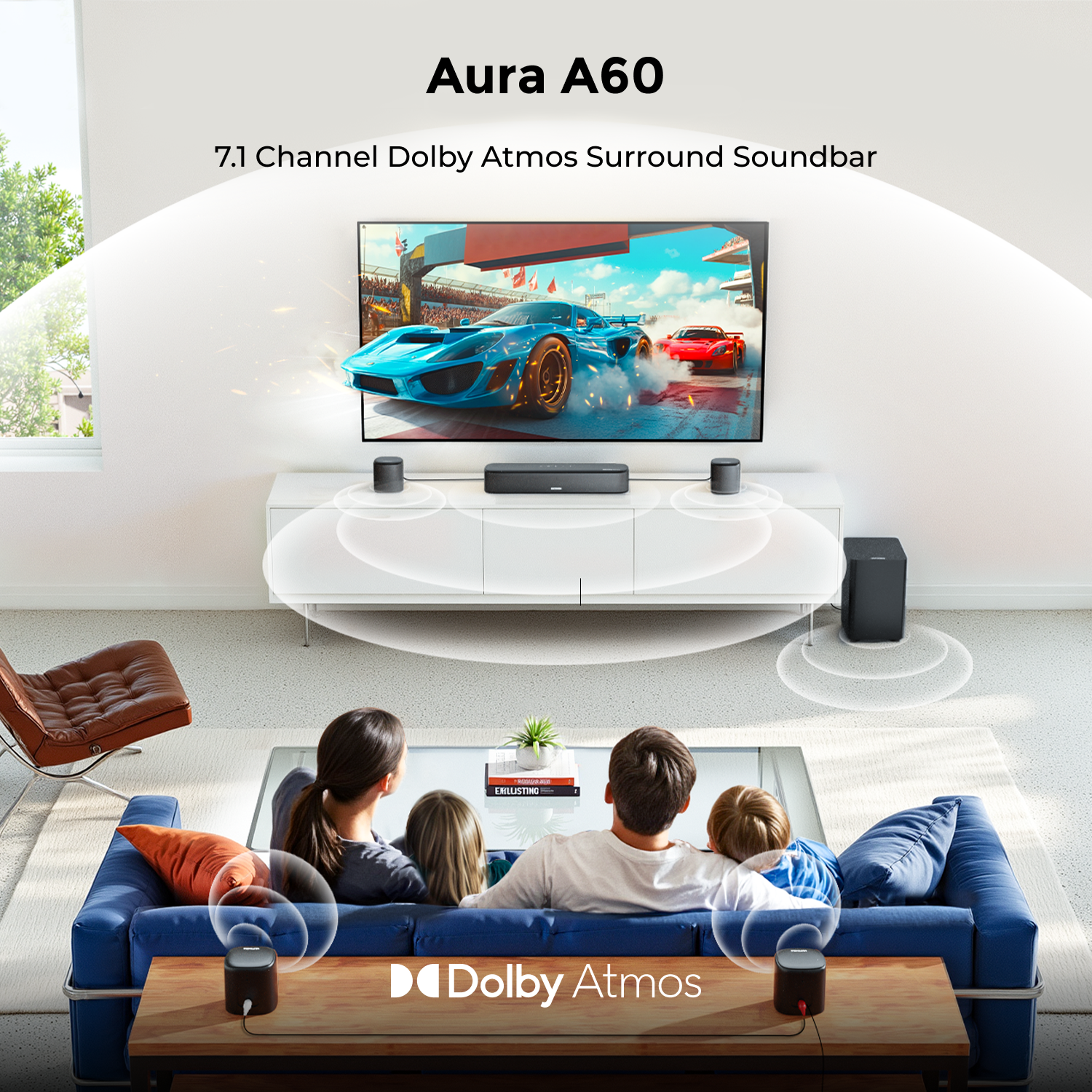 ULTIMEA Aura A60 7.1ch Sound B - Home Cinema Dolby Atmos 7.1 review and price