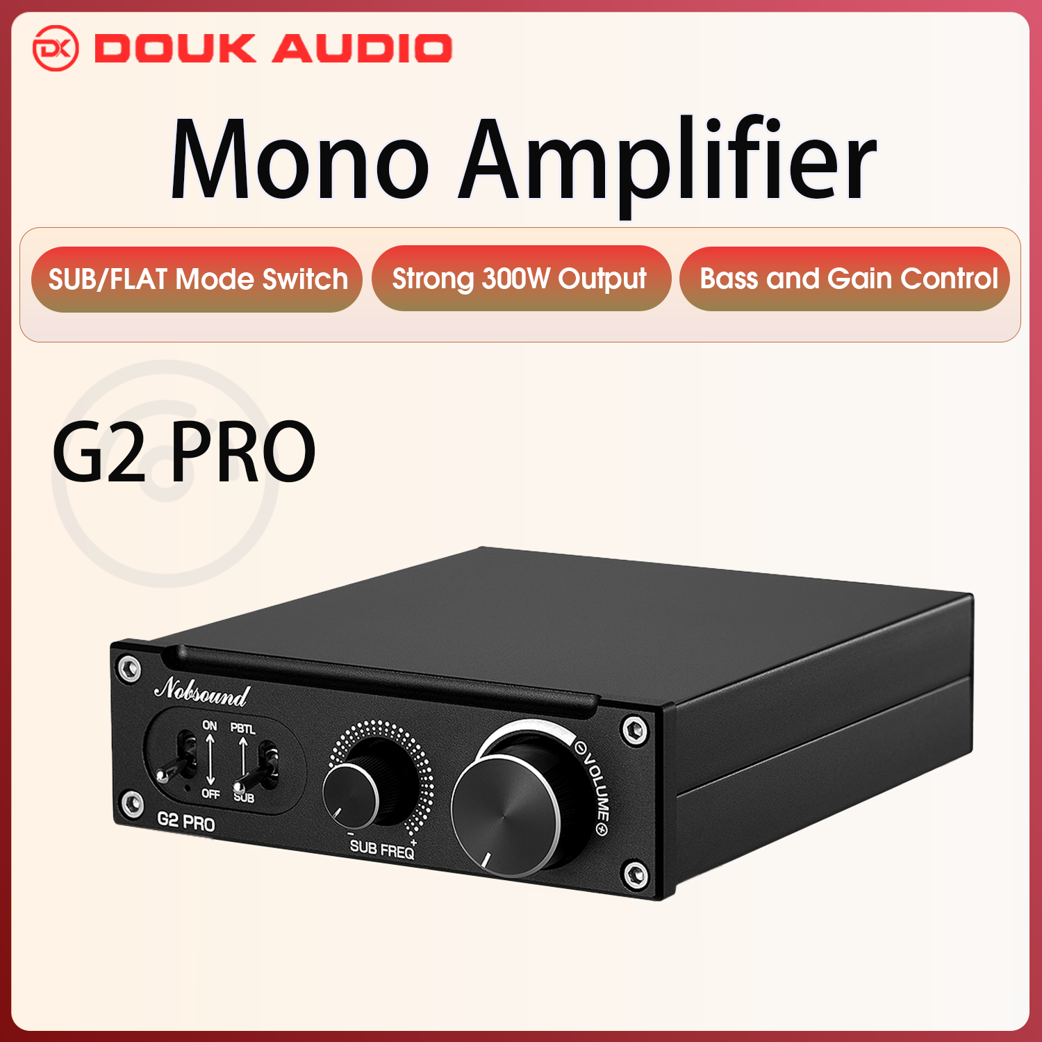Douk Audio G2 PRO Hi-Fi 300W S - Home Cinema Subwoofer review and price