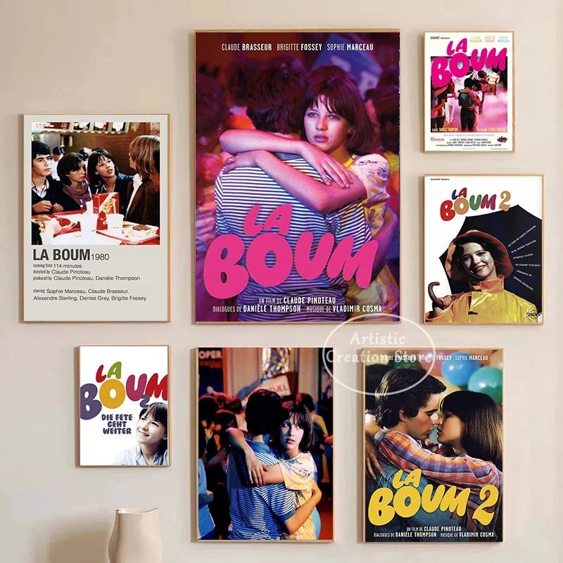 La Boum Vintage Movie Posters  - Home Cinema Gifts review and price