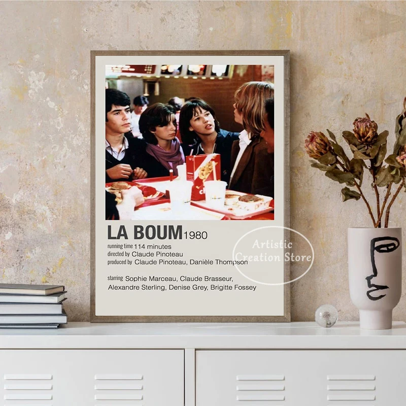La Boum Vintage Movie Posters  - Home Cinema Gifts review and price