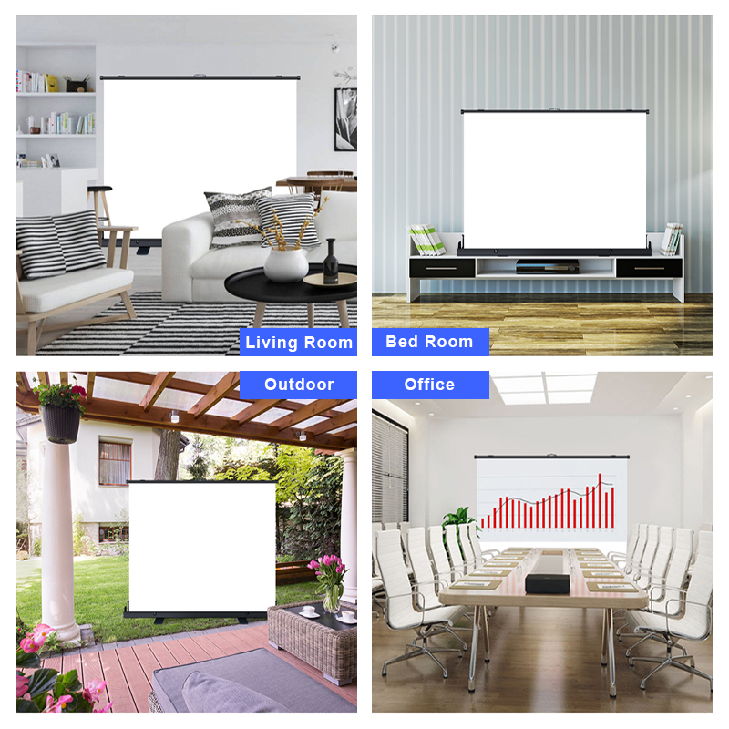 Portable Projector Screen Pull - Home Cinema Setup review and price