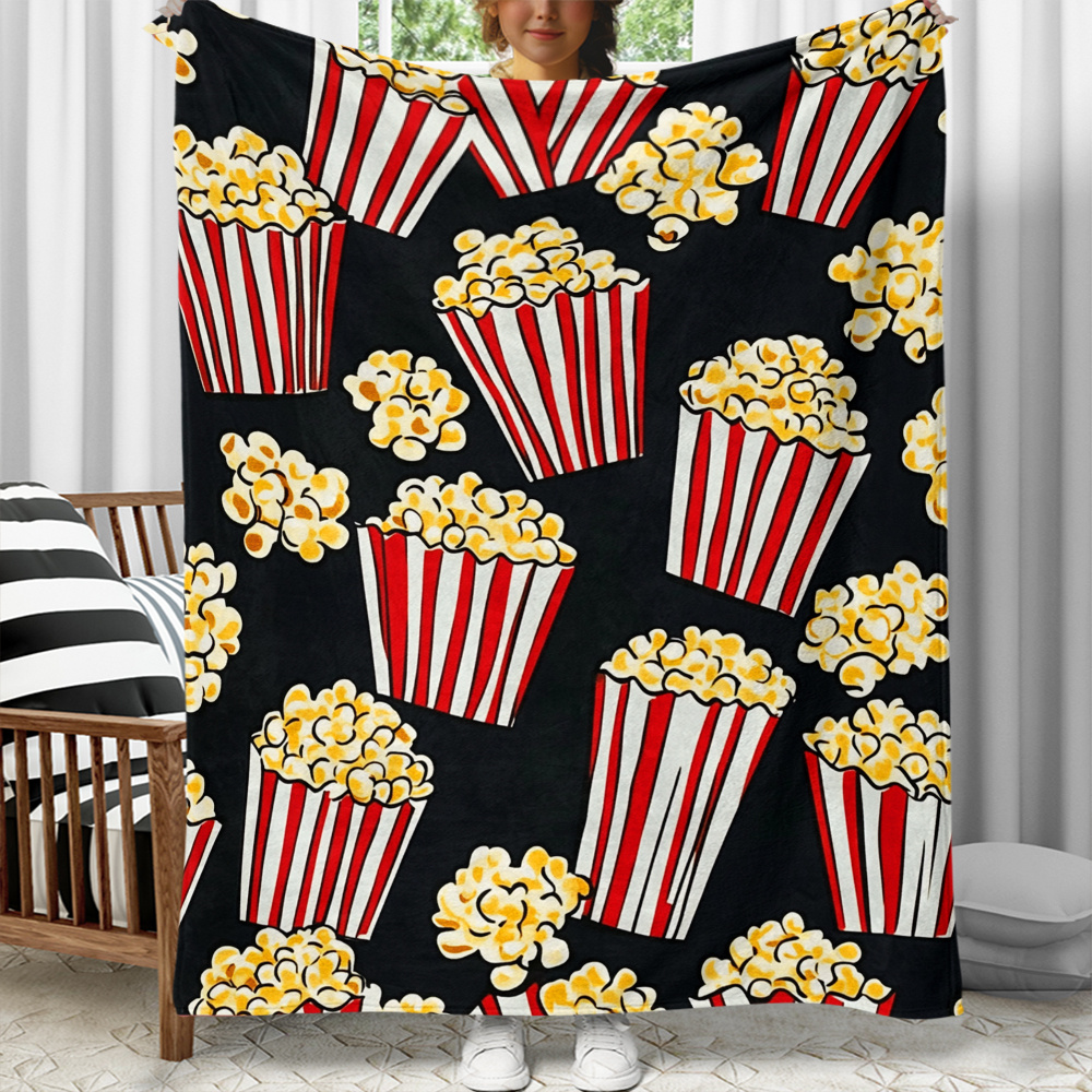 Popcorn Movie Night Blanket: S - Home Cinema Gifts review and price