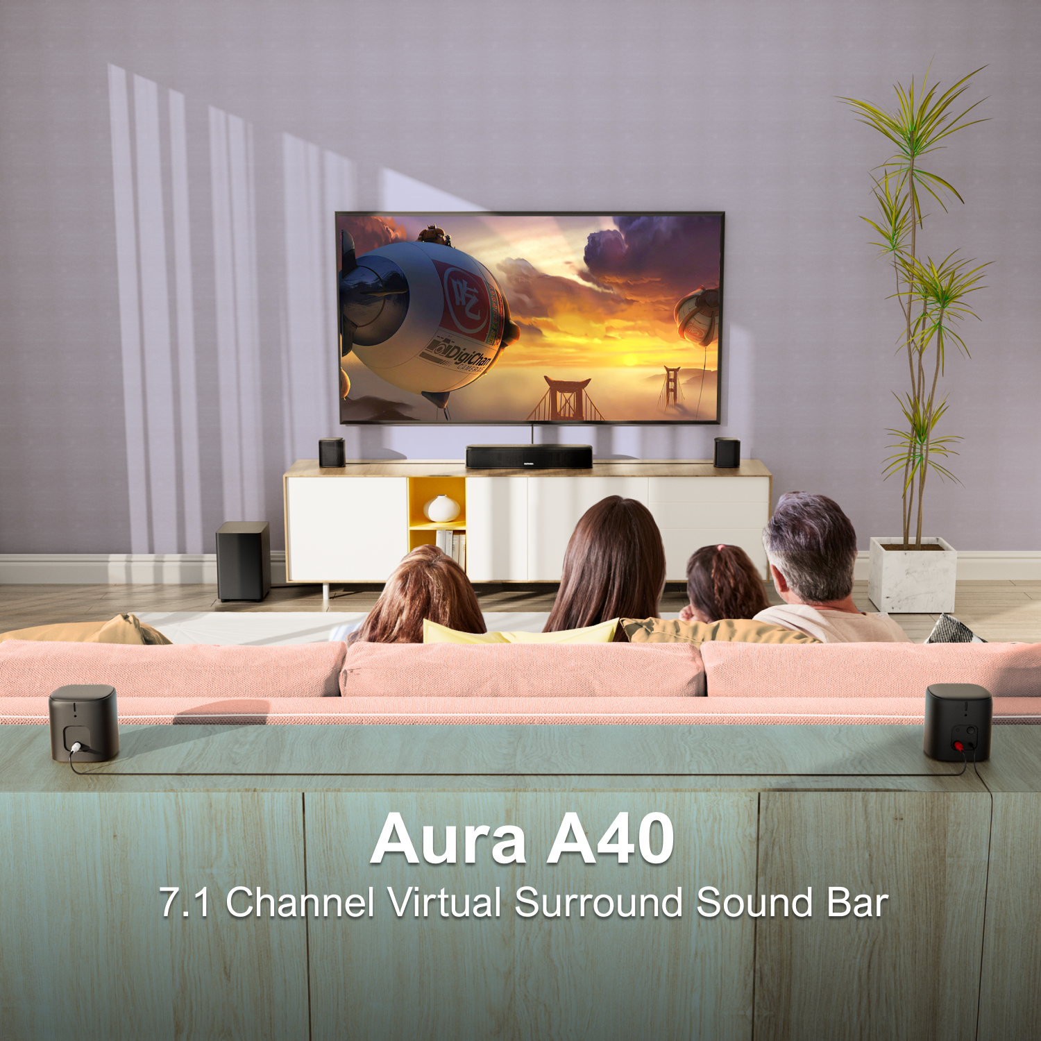 ULTIMEA 7.1CH Virtual Surround - Home Cinema Dolby Atmos 7.1 review and price