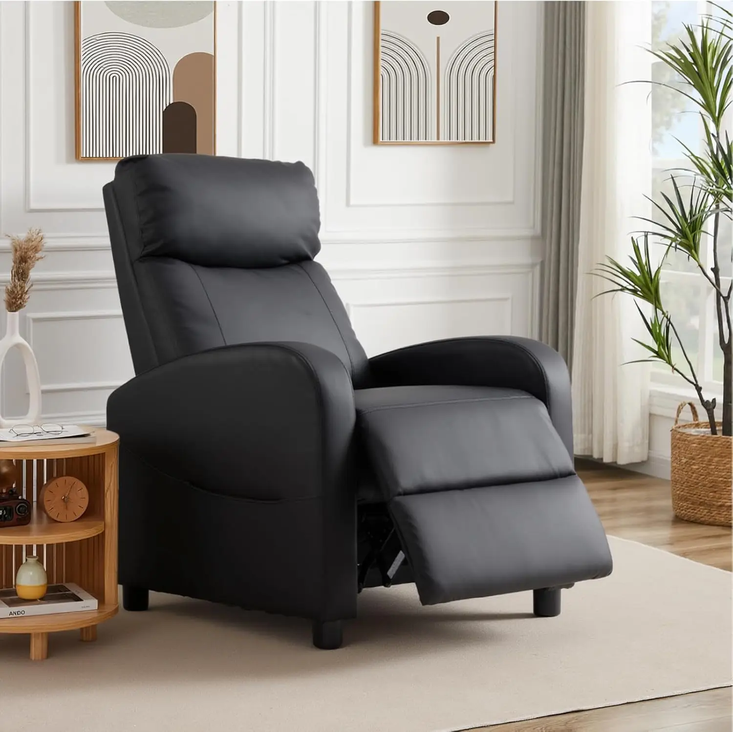 Recliner Chair PU Leather Recl - Home Cinema Recliners review and price